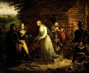 John Blake White Mrs. Motte Directing Generals Marion and Lee to Burn Her Mansion by John Blake White oil painting reproduction